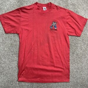 Vintage Disney Mickey Minnie Mouse California Embroidered Graphic T Shirt Large